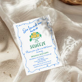 Drawn Whimsical Main Squeeze Lemon Vrijgezellenfee Kaart