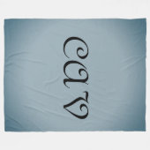 Drawstring Backpack Fleece Deken (Voorkant (Horizontaal))