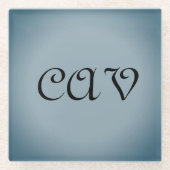 Drawstring Backpack Glazen Onderzetter (Voorkant)