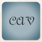 Drawstring Backpack Kartonnen Onderzetters (Voorkant)