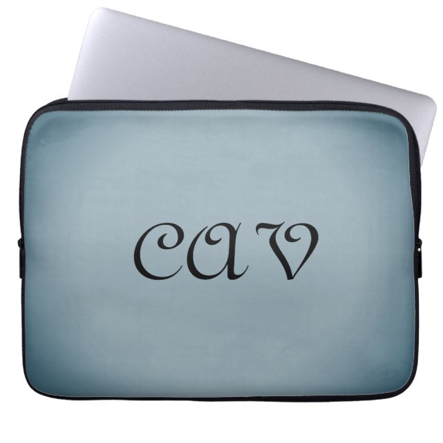 Drawstring Backpack Laptop Sleeve (Voorkant)