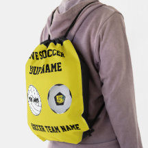 Drawstring rugzak voetbaltas sport Voetbal