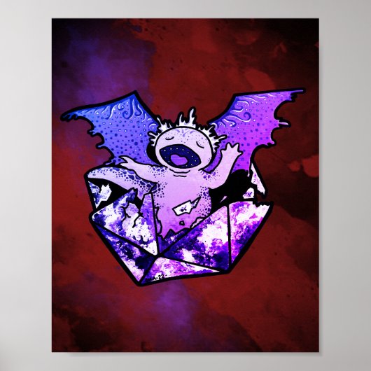 Draxolotyl Hatchling Poster (Voorkant)