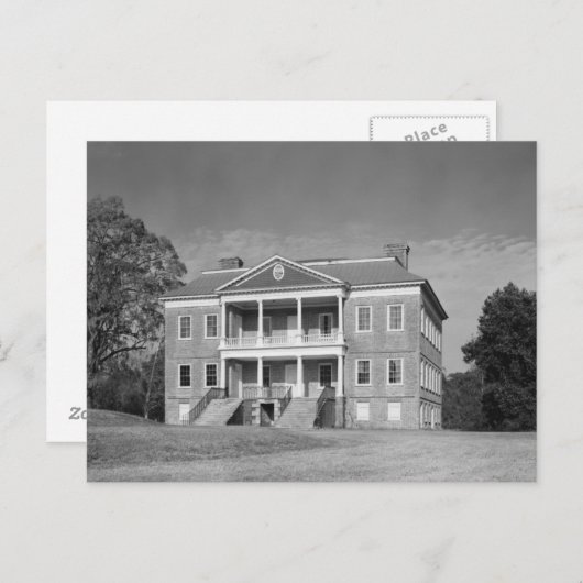 Drayton Hall Plantation, Charleston SC Briefkaart (Voorkant / Achterkant)