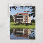 Drayton Hall, South Carolina Briefkaart (Voorkant / Achterkant)