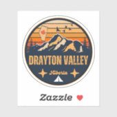 Drayton Valley, Alberta Sticker (Vel)