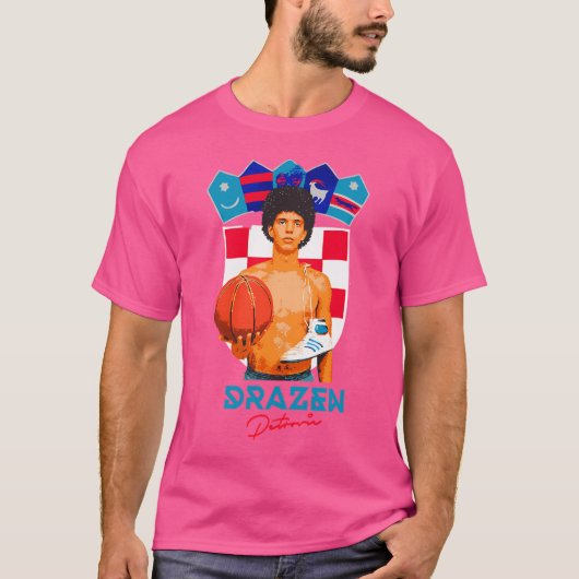 Drazen Petrovic T-shirt (Voorkant)