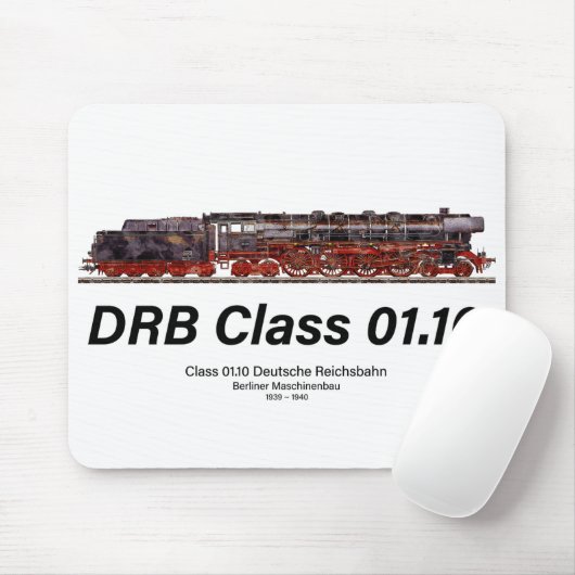 DRB Class 01.10 Deutsche Reichsbahn Steam Train Muismat (Met muis)
