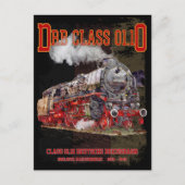 DRB Class 01.10 Steam Train. Deutsche Reichsbahn Briefkaart (Voorkant)