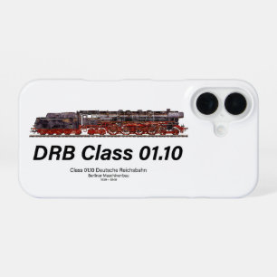 DRB Klasse 01.10 Deutsche Reichsbahn Stoomtrein iPhone 16 Hoesje