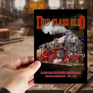 DRB Klasse 01.10 Stoomtrein. Deutsche Reichsbahn Briefkaart