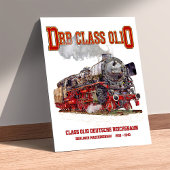 DRB Klasse 01.10 Stoomtrein. Deutsche Reichsbahn Poster
