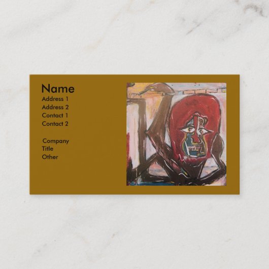 DREAD CHILL FACTOR VISITEKAARTJE (Voorkant)