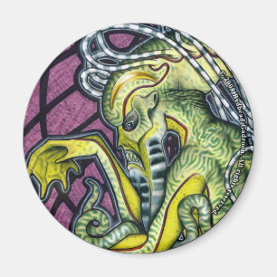 Dread Cthulhu Round Magnet