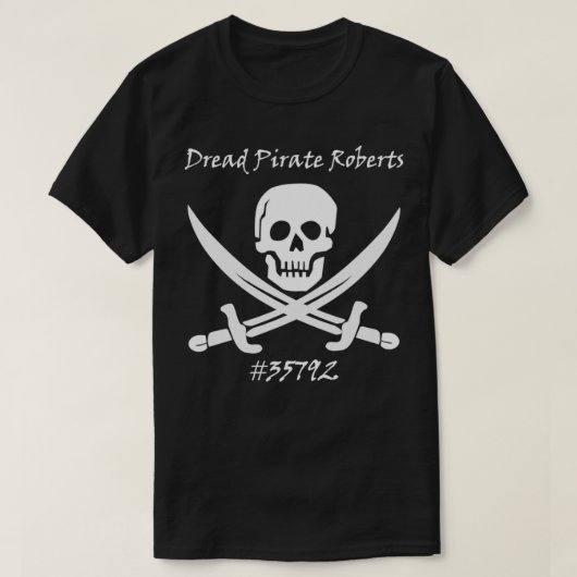 Dread Pirate Roberts 35792 T-shirt (Design voorkant)