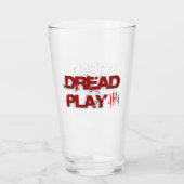 Dread Play Pint Glass Glas (Achterkant)