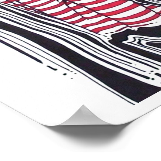 Dread stripped shirt poster (Hoek)