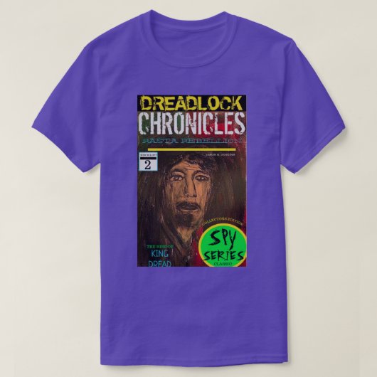 DREADLOCK CHRONICLES OPKOMST VAN KONING DREAD T-SHIRT (Design voorkant)