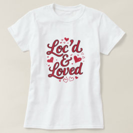 Dreadlock Erfgoed Valentijnshart Haar Liefde T-shi T-shirt