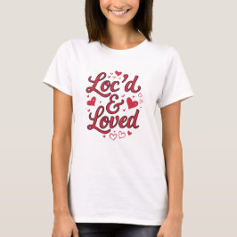Dreadlock Erfgoed Valentijnshart Haar Liefde T-shi T-shirt