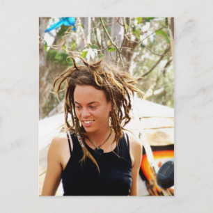 Dreadlock Girl Briefkaart
