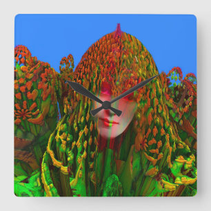 Dreadlock Holiday Vierkante Klok