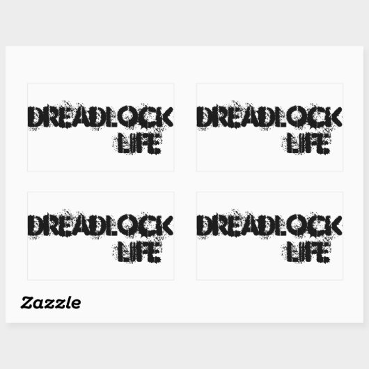 DREADLOCK LIFE STICKERS (Vel)