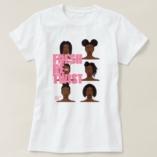 Dreadlock Retwist Waardering Haar T-shirt (Design voorkant)