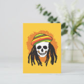 Dreadlock skop briefkaart (Staand voorkant)