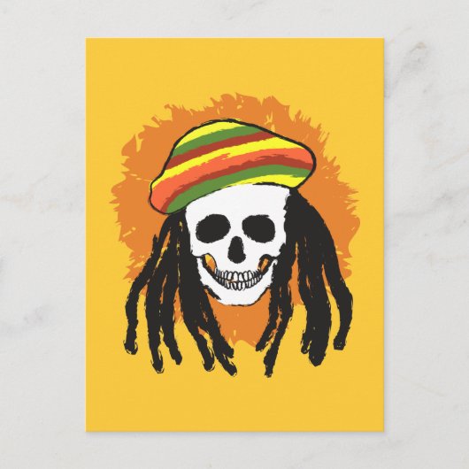 Dreadlock skop briefkaart (Voorkant)