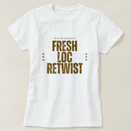 Dreadlock Vlechting Zwart Haar T-Shirt