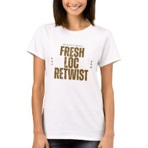 Dreadlock Vlechting Zwart Haar T-Shirt