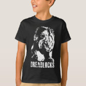 Dreadlocks Mapogo Leeuw van Sabi Sands T-shirt (Voorkant)