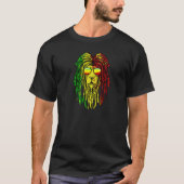 Dreadlocks Rasta Hair Locs Reggae Rastafari Jamai T-shirt (Voorkant)