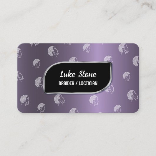 Dreadlocks Styling Loctician Visitekaartje (Voorkant)