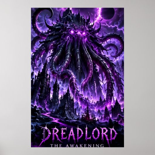 Dreadlord Ontwaakt Poster (Voorkant)