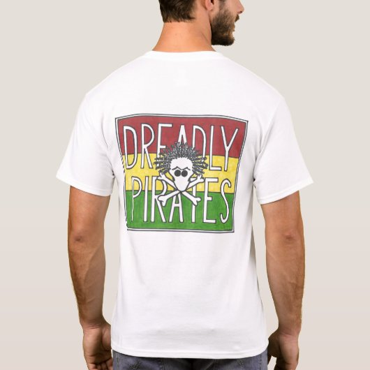 DREADLY PIRATES BADGE T-SHIRT (Achterkant)