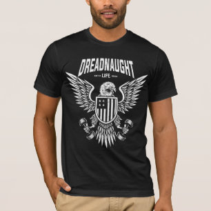 Dreadnaught Eagle Flag Logo T-shirt