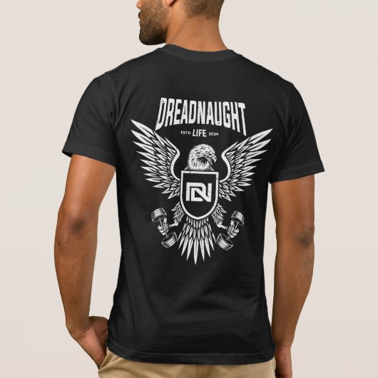 Dreadnaught Eagle Logo (DN) T-shirt (Achterkant)