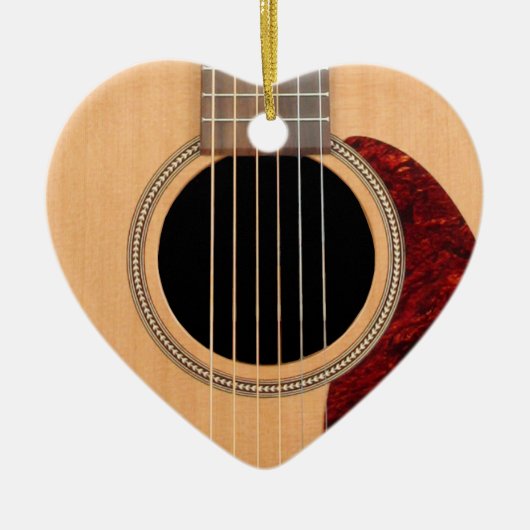 Dreadneen Acoustic 6 String Guitar Keramisch Ornament (Voorkant)