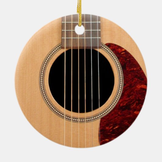 Dreadneen Acoustic 6 String Guitar Keramisch Ornament (Achterkant)