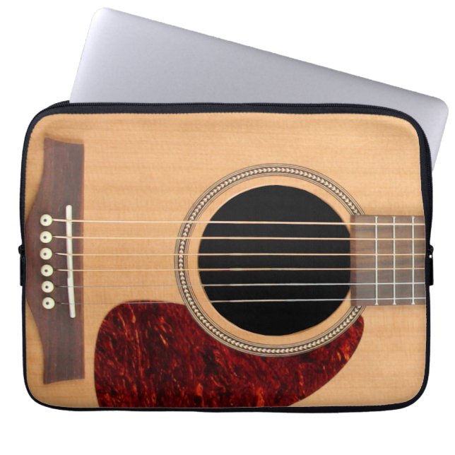 Dreadneen Acoustic 6 String Guitar Laptop Sleeve (Voorkant)