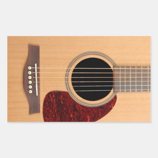 Dreadneen Acoustic 6 String Guitar Rechthoekige Sticker (Voorkant)