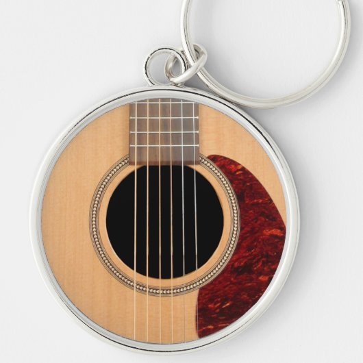 Dreadneen Acoustic 6 String Guitar Sleutelhanger (Voorkant)