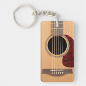 Dreadneen Acoustic 6 String Guitar Sleutelhanger (Voorkant)