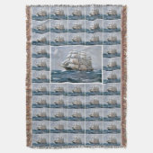 Dreadnked Sailing Clipper Deken (Voorkant Verticaal)