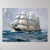 Dreadnked Sailing Clipper Poster (Voorkant)