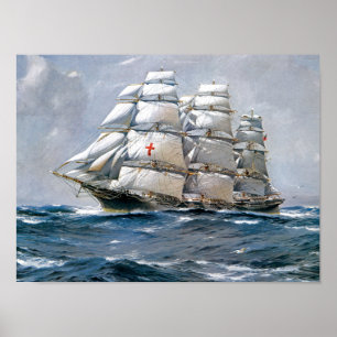 Dreadnked Sailing Clipper Poster