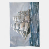 Dreadnked Sailing Clipper Theedoek (Verticaal)