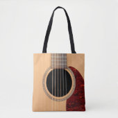 Dreadnought Acoustic 6-String Guitar Tote Bag (Voorkant)